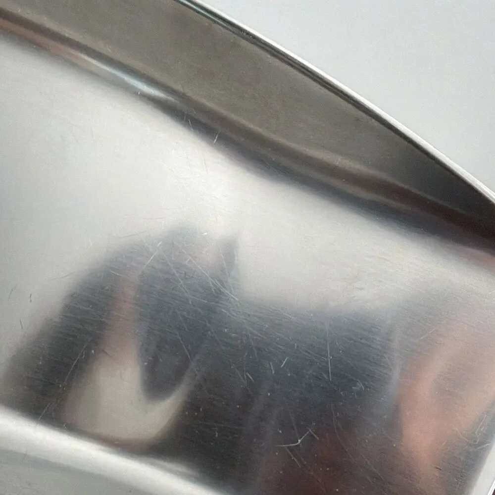 Vintage MCM Stainless Steel Boat Tray Canoe Serving Bowl Dish Mid Century Modern